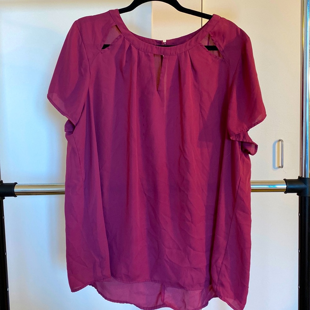 Torrid Top with Triangle Cutouts